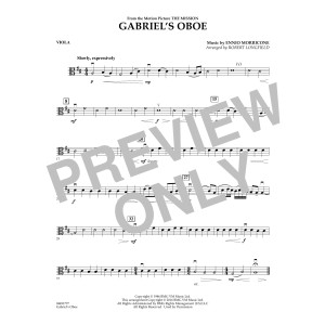 Gabriel's Oboe - Viola